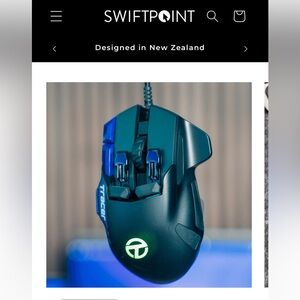 Swiftpoint Black USB Gaming Mouse Model SM700-T